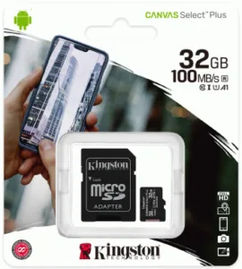 Kingston micro SDHC UHS-I mälukaart adapteriga