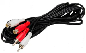 KAABEL 2 x RCA pistik – 2 x RCA pesa