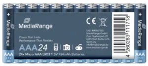 MEDIARANGE AAA 1.5V patarei
