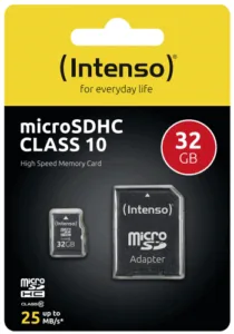 INTENSO micro SDHC UHS-I mälukaart adapteriga