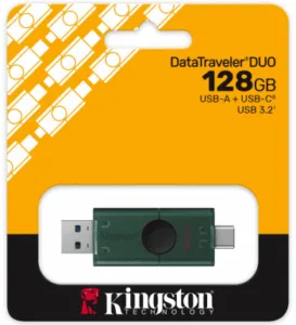 KINGSTON DataTraveler DUO USB-A + USB-C 3.2 mälupulk
