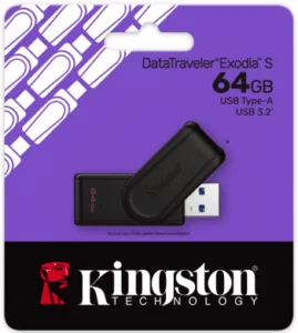 KINGSTON DataTraveler Exodia S USB 3.2 mälupulk